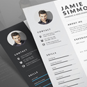 Post thumbnail of 21 Fresh Free Resume Templates with Cover Letter