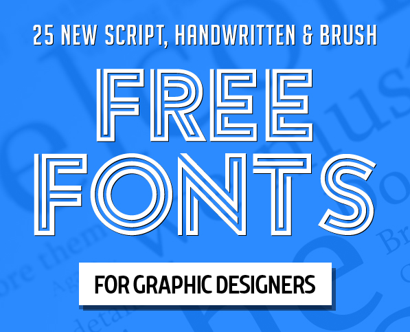 25 Fresh Free Fonts For Graphic Designers