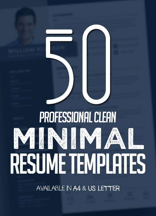 50 Best Minimal Resume Templates