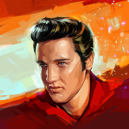 Elvis Aaron Presley Portrait