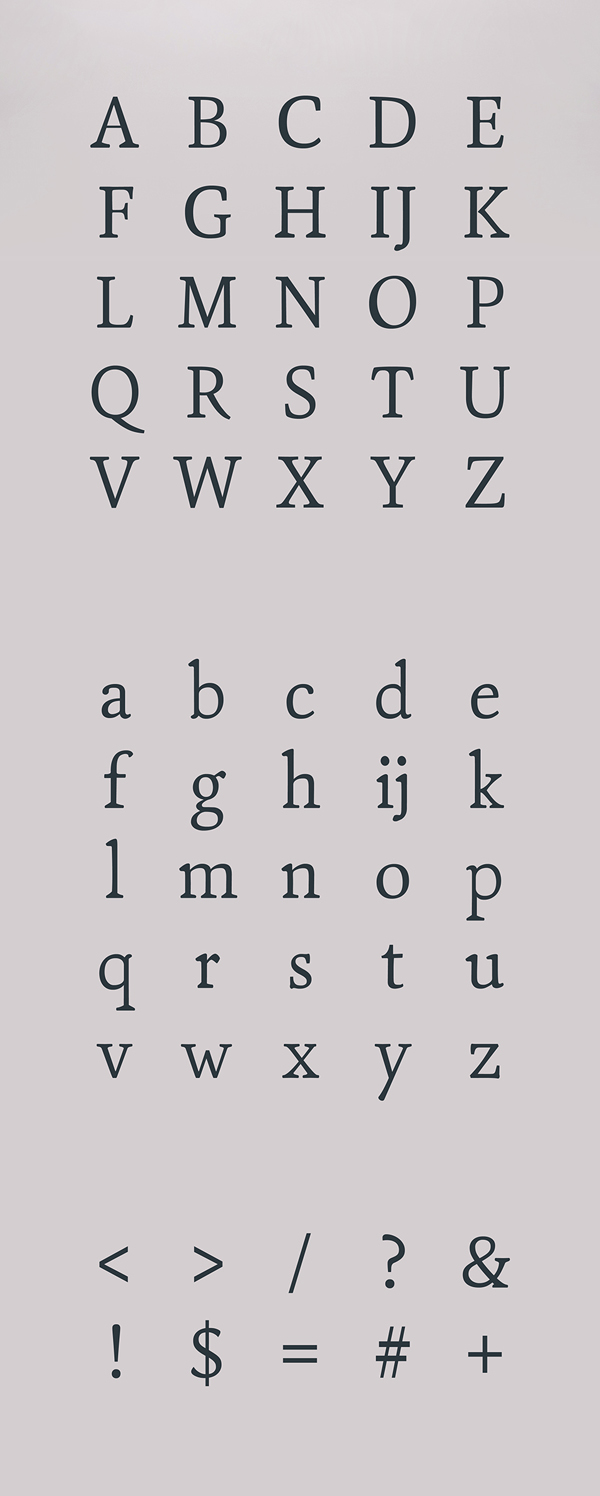 Syntesia Font Letters