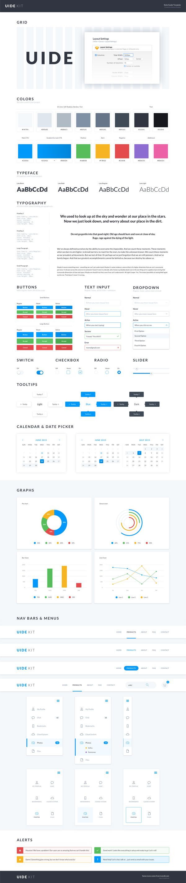 Free UIDE Kit (Style Guide Template)