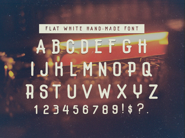 Flatwhite Free Font