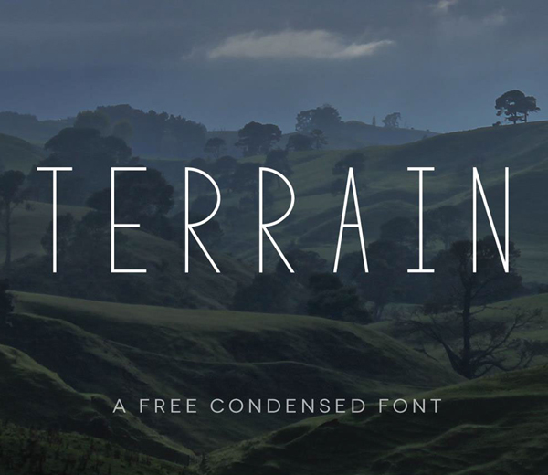 Terrain Free Font