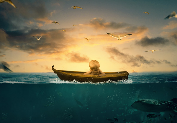 Create a Surreal Underwater Photo Manipulation in Photoshop