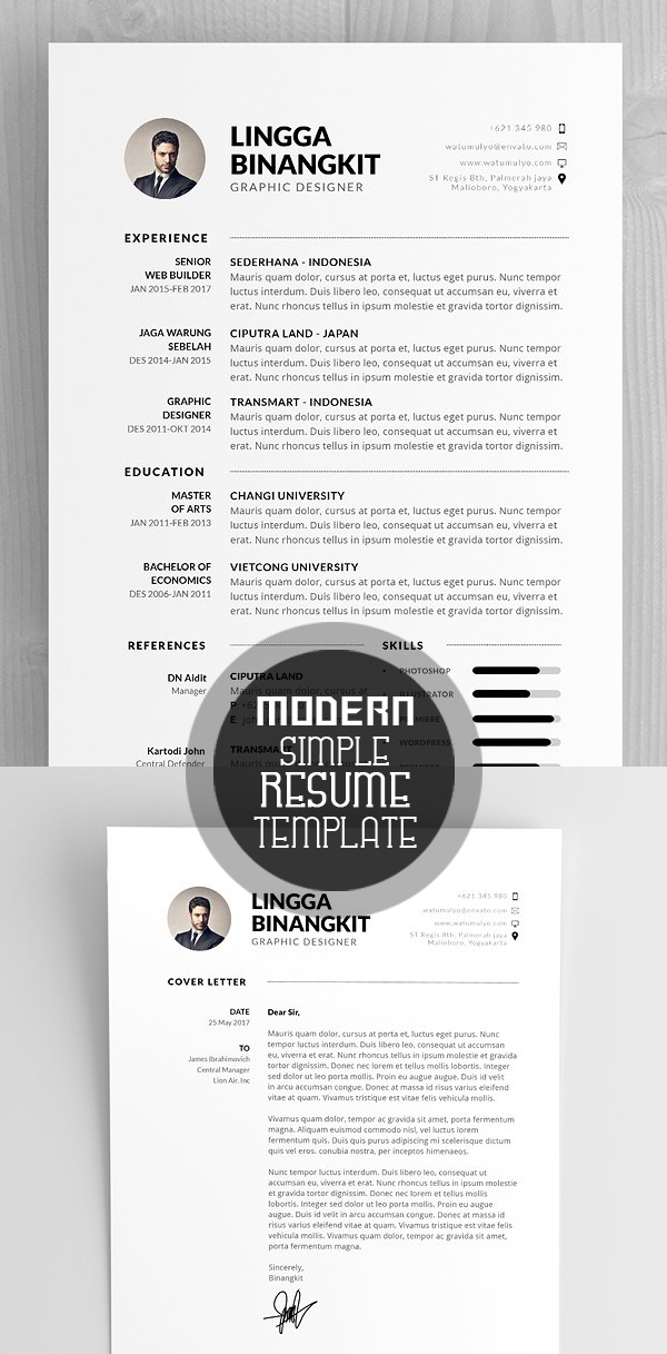 Modern CV/Resume Template
