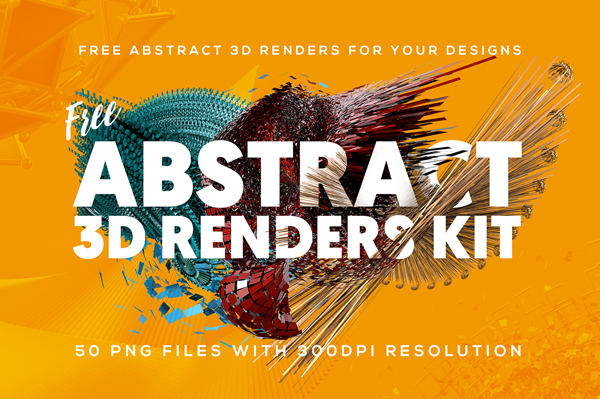 50 FREE Abstract 3D Shapes for download
