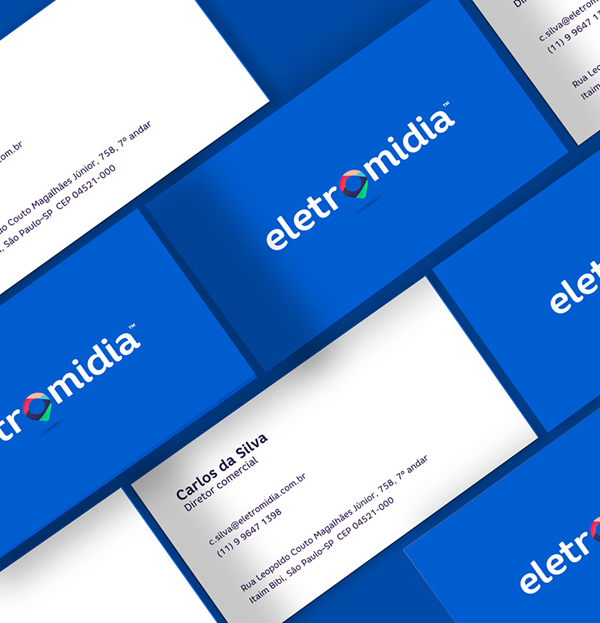 Branding: Eletromidia - Business Card