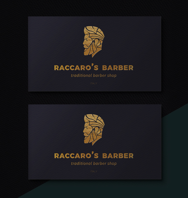 Branding: Raccaro's Barber - Business Card