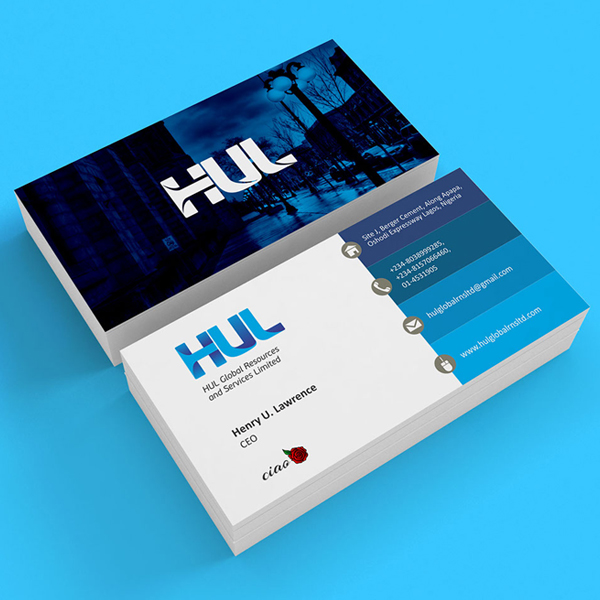 Branding:  HUL- Business Card