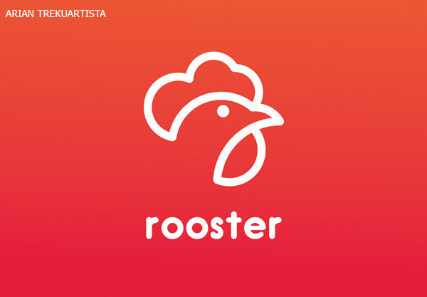 50 Creative Rooster Logo Designs for Inspiration - 47