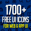 Post thumbnail of 1700+ Free Icons for Web, iOS and Android UI Design