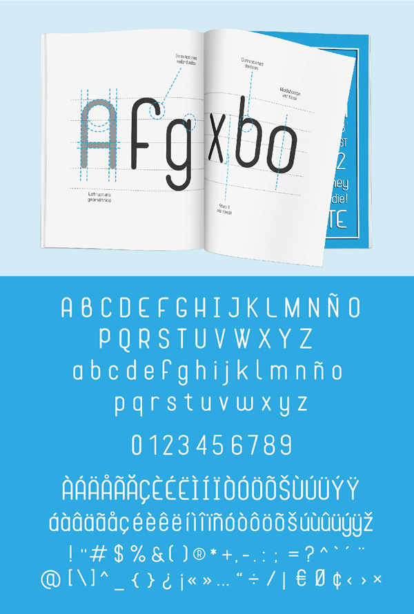 Cona Font Letters