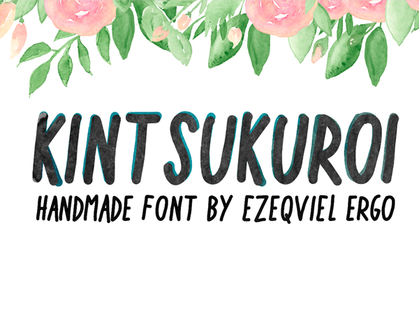 Kintsukuroi Free Font
