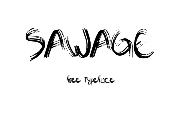 Sawage Free Font