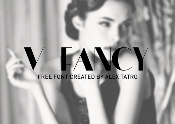 V FANCY Free Font