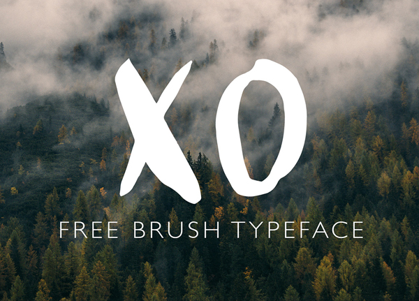XO Brush Free Font