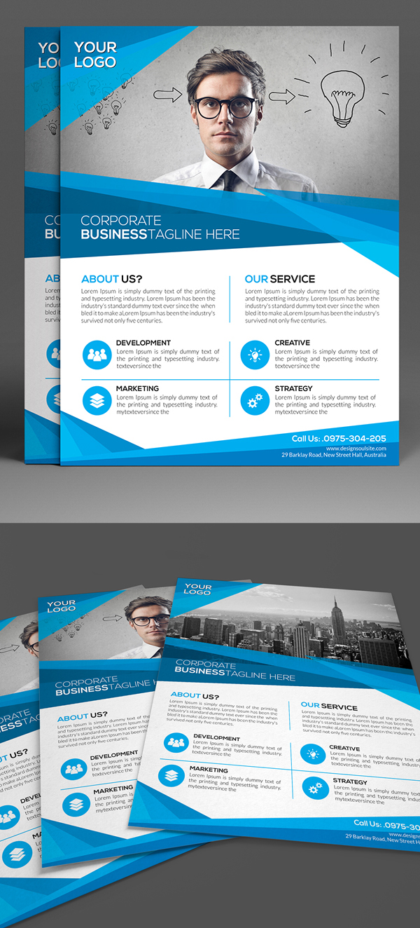 Print Ready Corporate Flyer Template