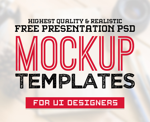 Free PSD Mockup Templates (26 Presentation Mock-ups)