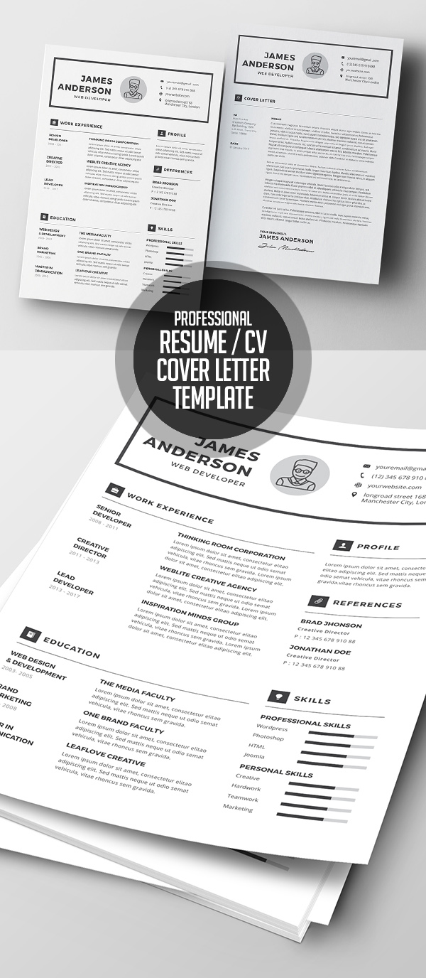 Professional Resume & Cover Letter Template