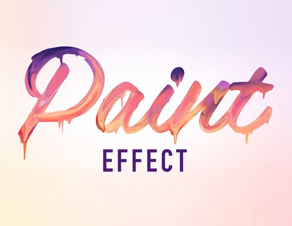 Learn How to Create a Paint Text Effect in Photoshop Tutorial