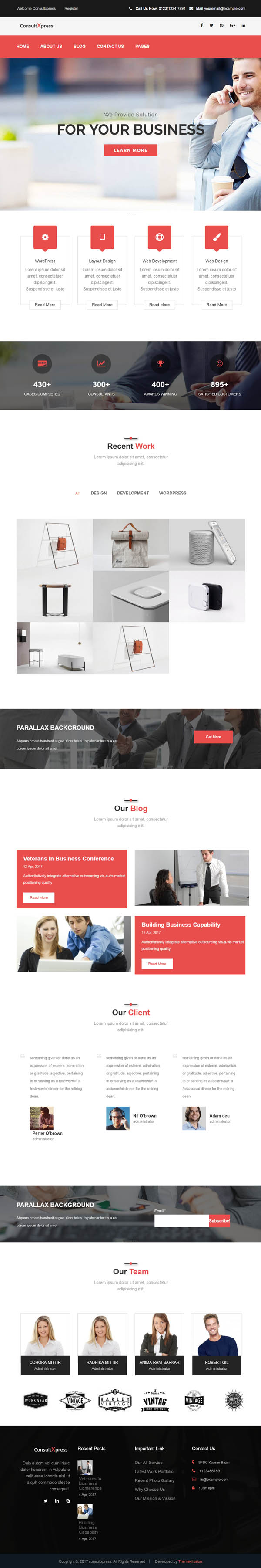 Consultxpress - Multipurpose Business WordPress Theme