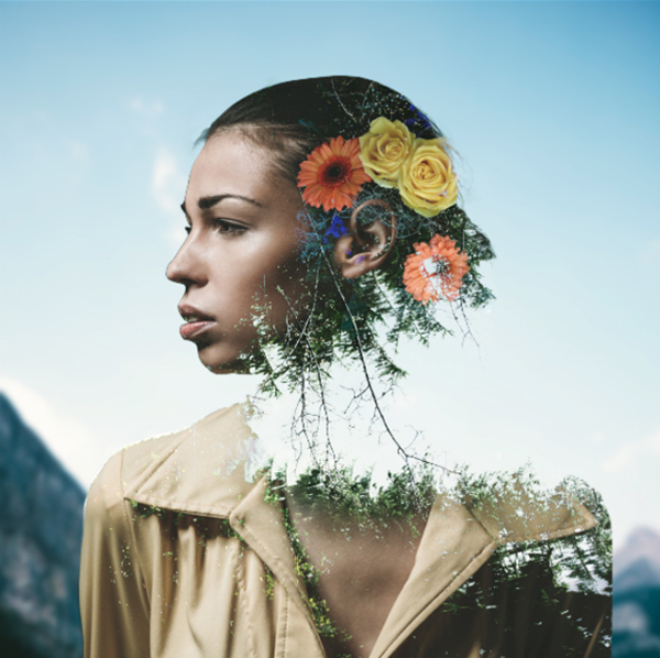 How to Create a Double Exposure Portrait with Photoshop