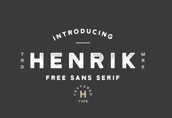 Henrik free font