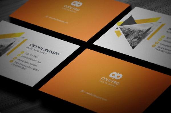 Abstract Business Card Template