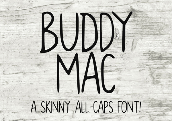 Buddy Mac Free Font