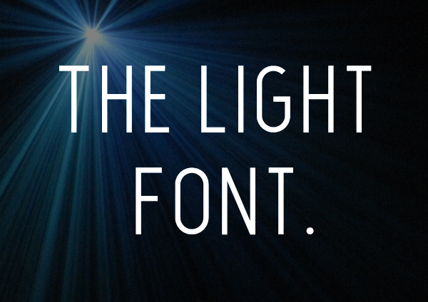 The Light Font Free Font