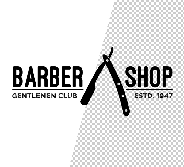 Barber Shop Logo Template - 3