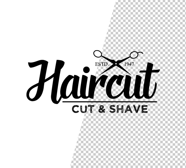 Barber Shop Logo Template - 4