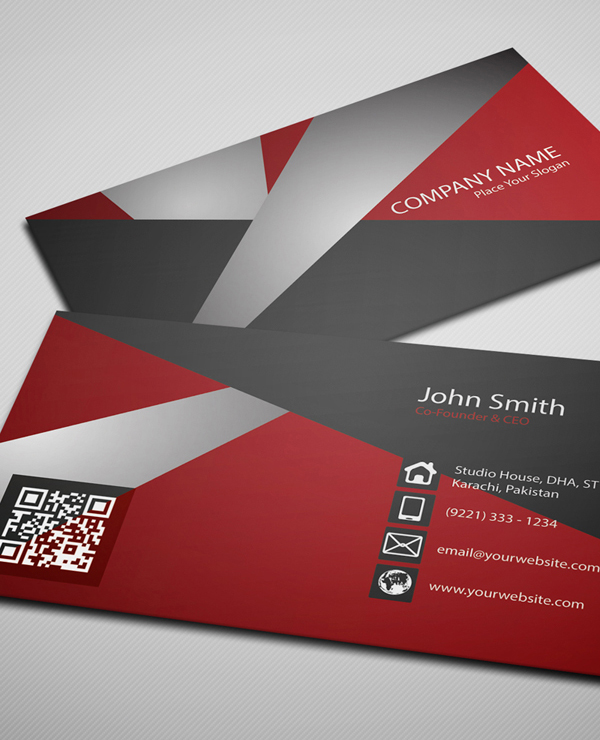26 Modern Free Business Cards PSD Templates - 15