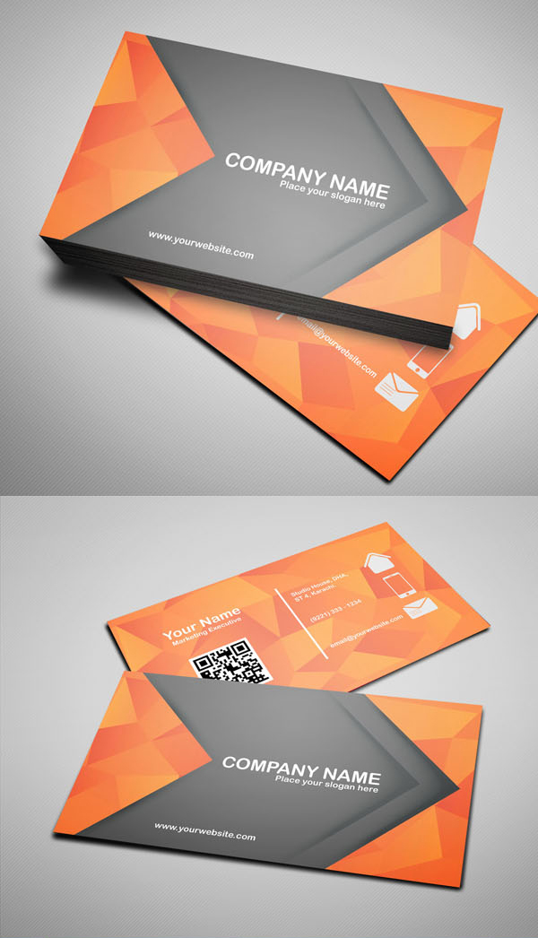 26 Modern Free Business Cards PSD Templates - 2