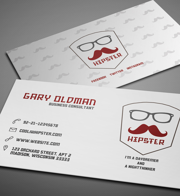 26 Modern Free Business Cards PSD Templates - 3