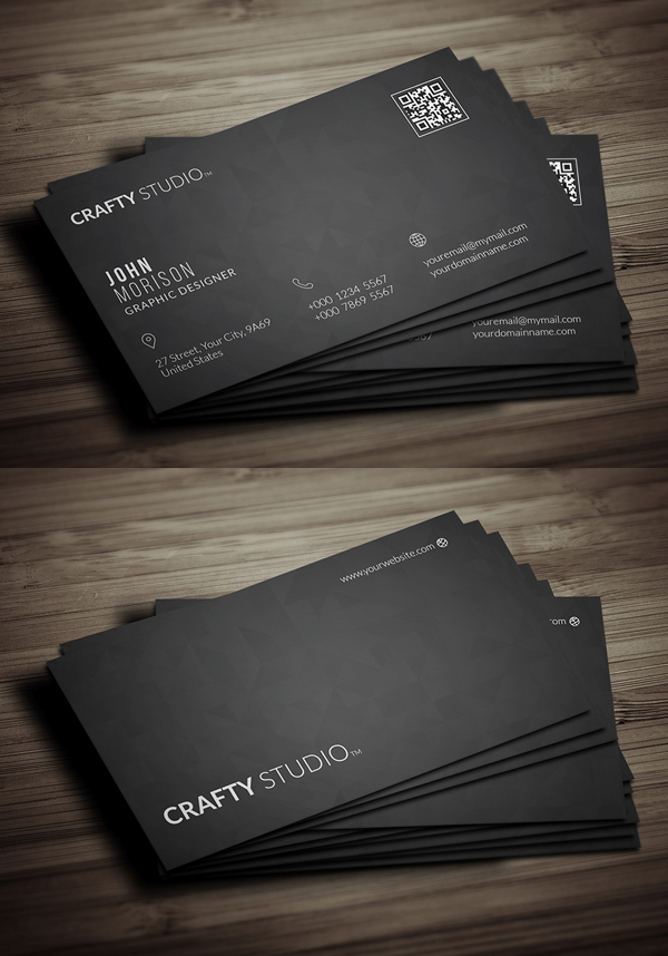 26 Modern Free Business Cards PSD Templates - 4