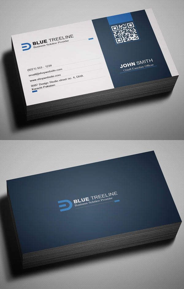 26 Modern Free Business Cards PSD Templates - 7