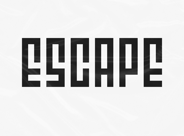 Escape Free Font
