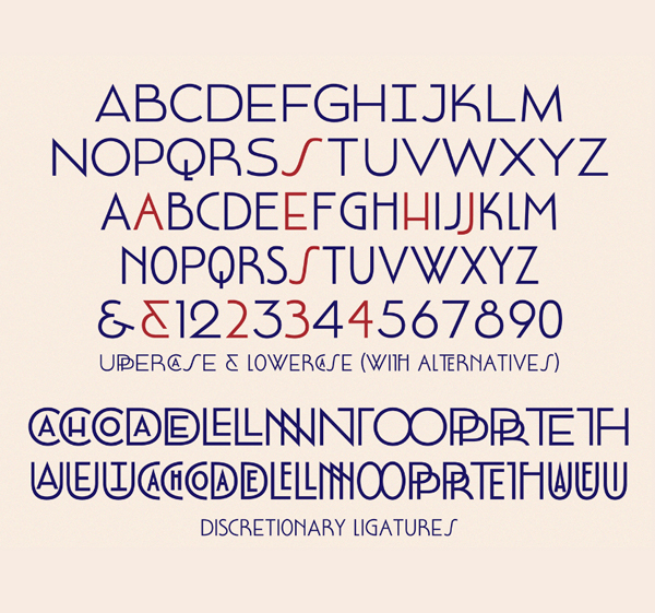 Mouron Font Letters
