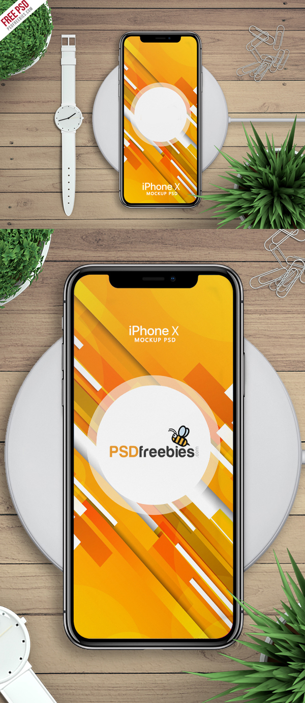 Free Download iPhone X PSD Mockups and Sketch - 10
