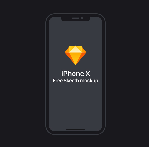 Free Download iPhone X PSD Mockups and Sketch - 27