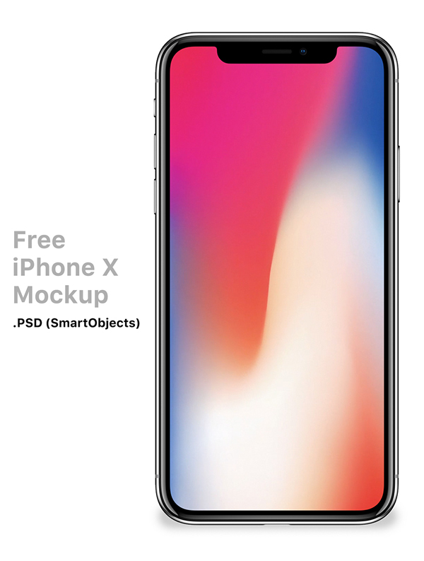 Free Download iPhone X PSD Mockups and Sketch - 4