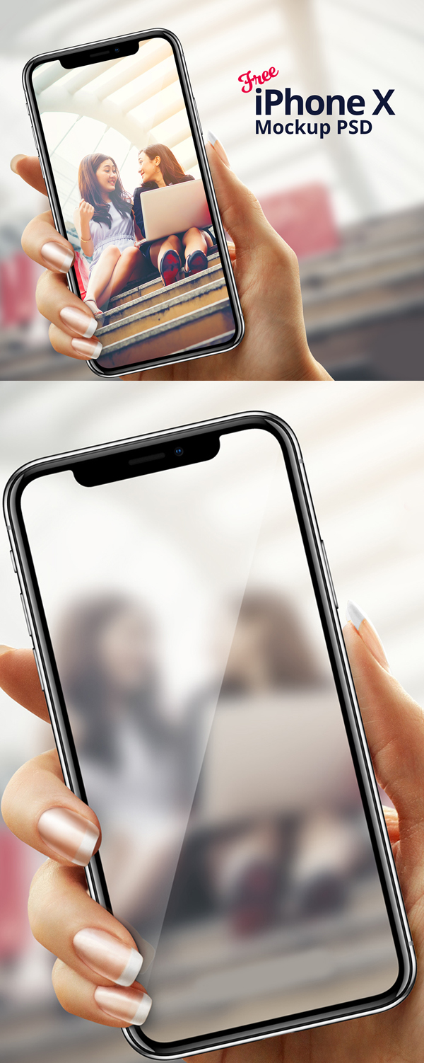 Free Download iPhone X PSD Mockups and Sketch - 8