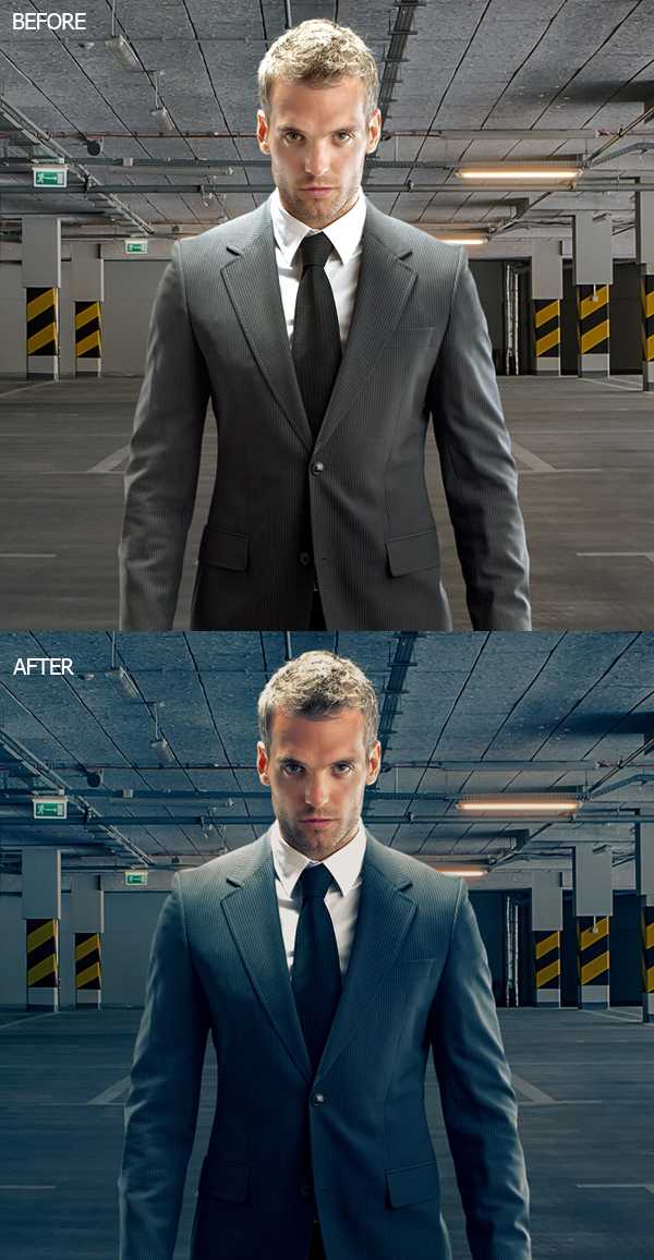 Cinematic Color Grading (Movie Look Effect) in Photoshop – Video Tutorial