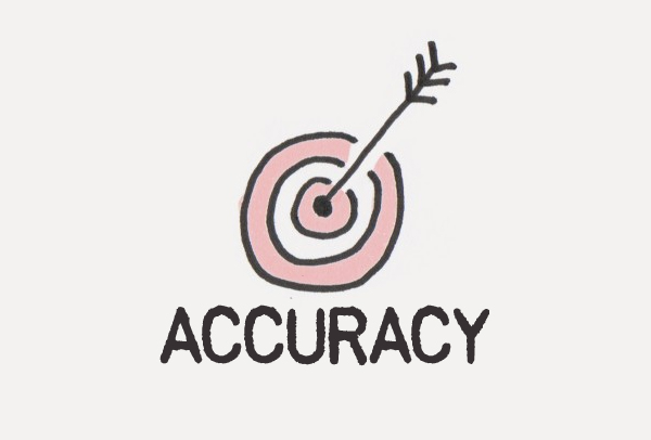 Increased accuracy in reporting