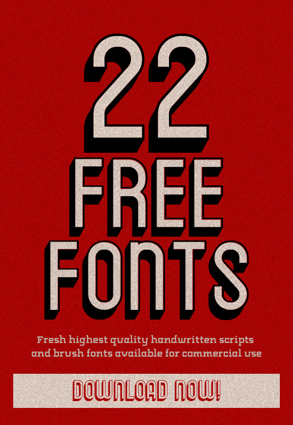 22 Fresh Free Fonts Download