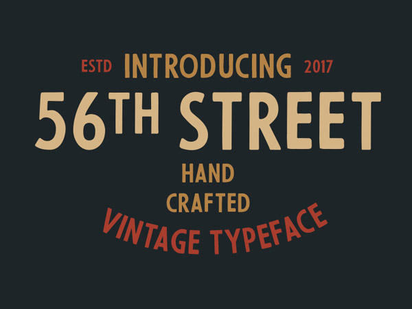 56th Street Free Font