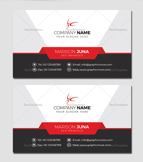 Manager Business Card Template