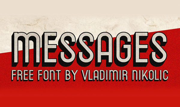 Messages Free Font